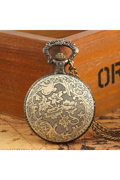 Marvel Örümcek Adam Steampunk Vintage Köstekli Cep Saati