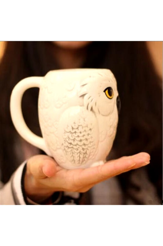 300ml Yaratıcı 3D Baykuş Seramik Karikatür Hayvan Kupa & Meşrubat Bardağı