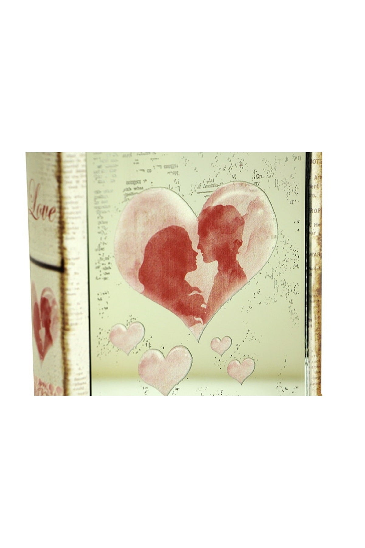 Kutu Kitap Aynalı Valentine Süsler Ev Oturma Odası TV kabine Masaüstü Ofis