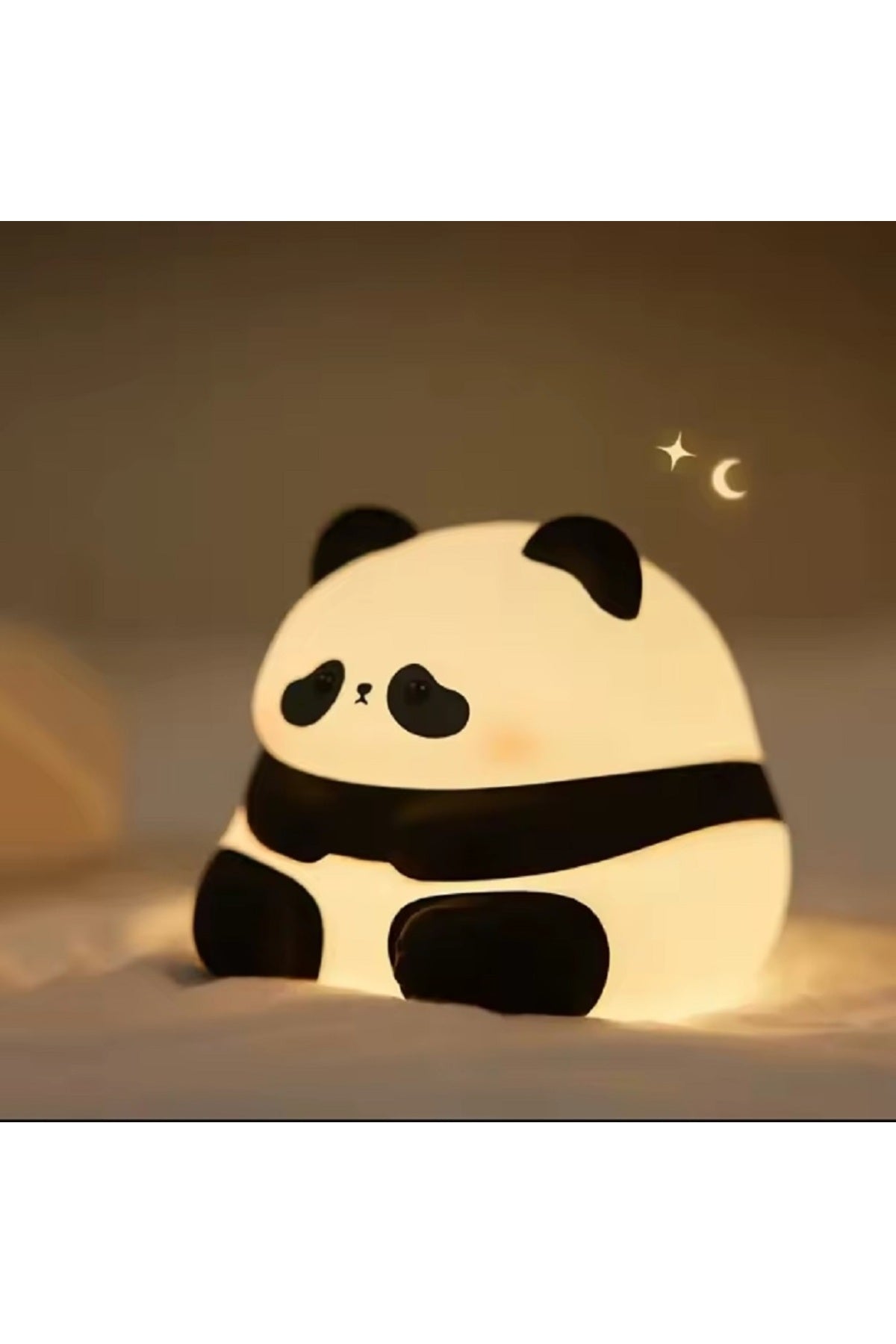 LED Gece Işıkları Sevimli Silikon Lamba USB Şarj Edilebilir Zamanlama Başucu Dekor Çocuklar Bebek