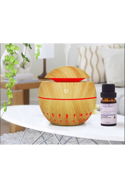 Yaratıcı Usb Hava Nemlendirici Ultrasonik 130 ml Araba Halı Ahşap Desen Esansiyel Yağı Oda Spreyi