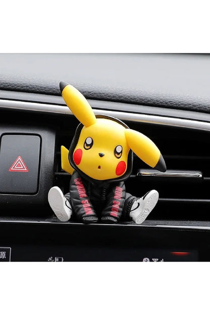 3/Takım Pokemon Rakamlar Anime Modeli Stilleri Pikachu Kapşonlu Oyuncak Biblo