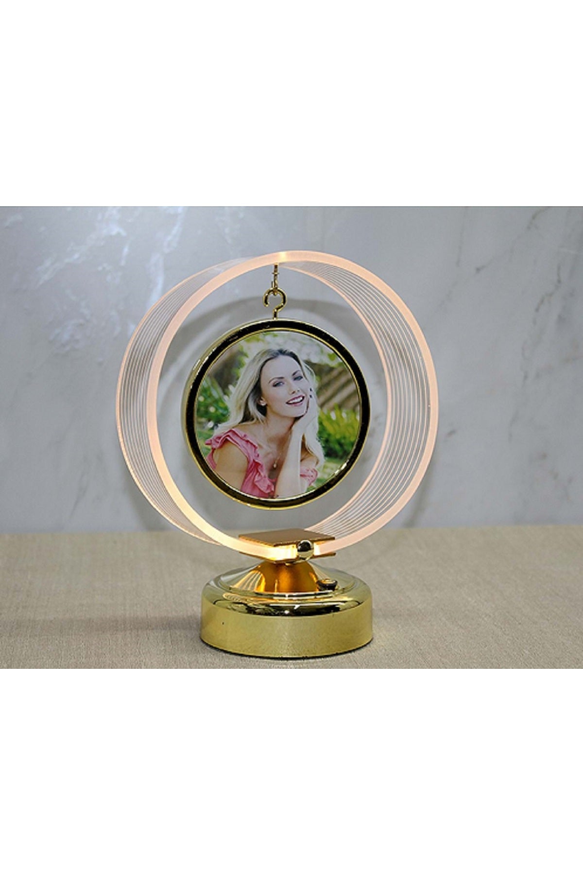 Led Işıklı Fotoğraf Çerçevesi Masa Lambası