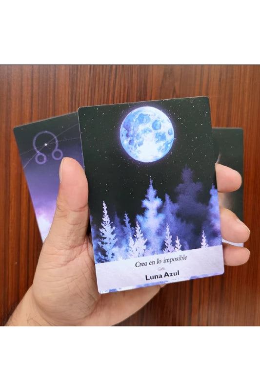 İspanyol Oracle Kartlarında Kutuda İspanyolca Sürümü İle Bir 44 kart Güverte (İspanyolca Edition)