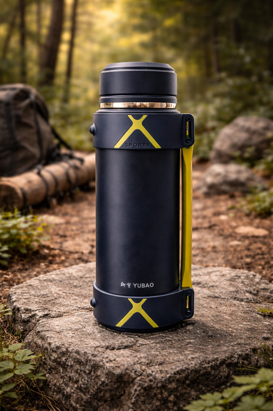 2500 Ml Büyük Boy Çelik Termos Vakumlu Isı Yalıtımlı Taşıma Saplı Outdoor Termos