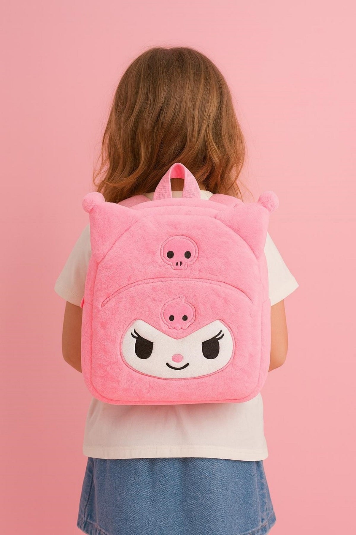 Sevimli Karikatür Kuromi Sanrio Kawai Peluş Sırt Çantası