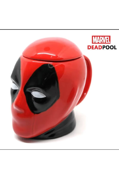 450ml Deedpool Marvel Sevimli Aksiyon Karakteri Isıya Dayanıklı Kupa Bardak