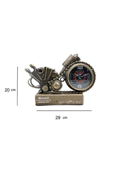 Saat Motor 29.5cm Süsler Ev Oturma Odası TV kabine Masaüstü Ofis Dekorasyon