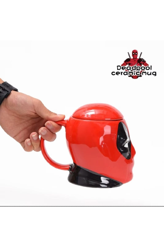450ml Deedpool Marvel Sevimli Aksiyon Karakteri Isıya Dayanıklı Kupa Bardak