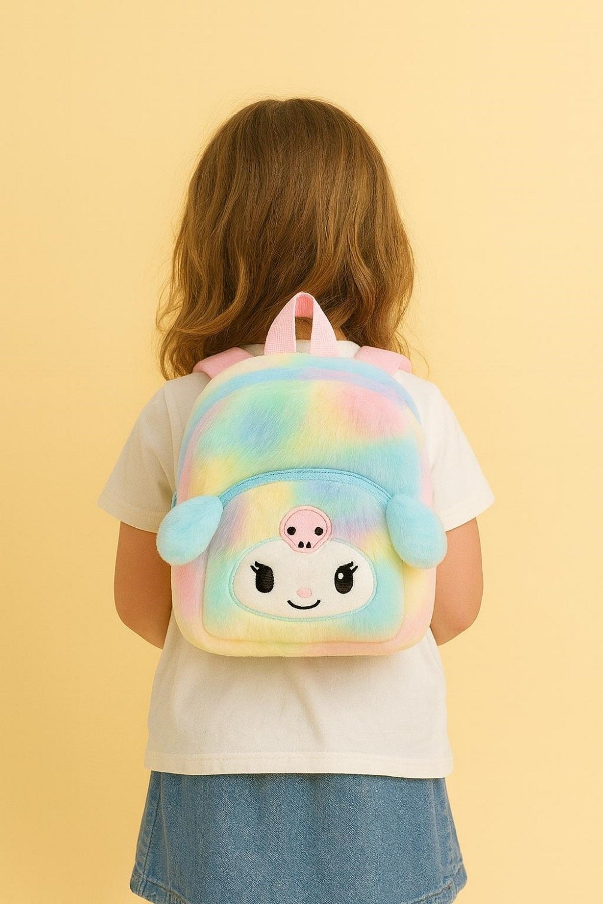 Sevimli Karikatür Kuromi Sanrio Kawai Peluş Sırt Çantası