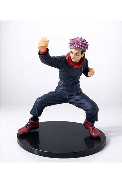 Jujutsu Kaisen Yuji Itadori Aksiyon Koleksiyon Figürü – Dövüş Pozlu Anime Figür | 20 cm