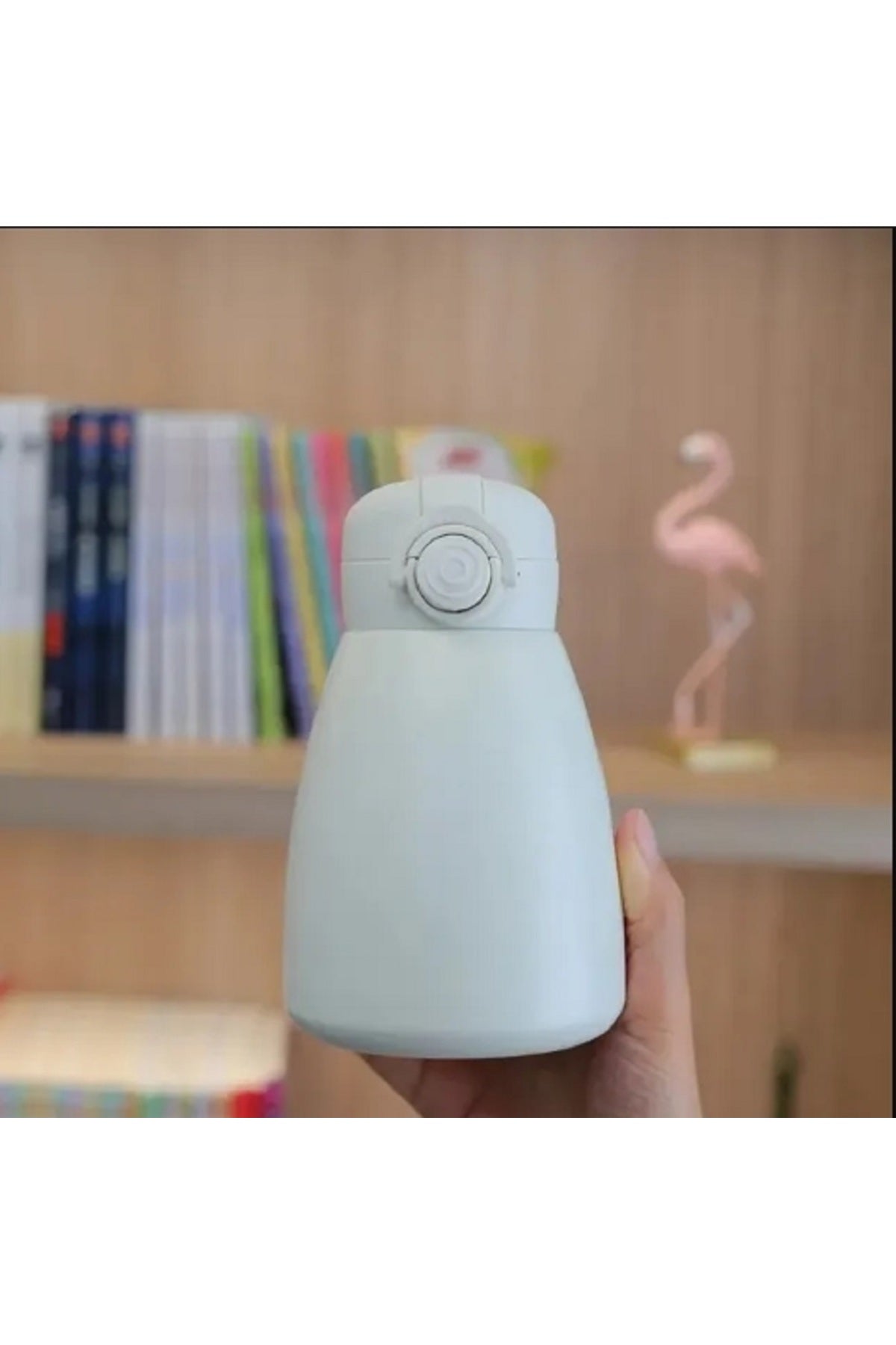 500ml Büyük Kapasiteli Paslanmaz Çelik Taşınabilir Lcd Göstergeli Sticker Termos