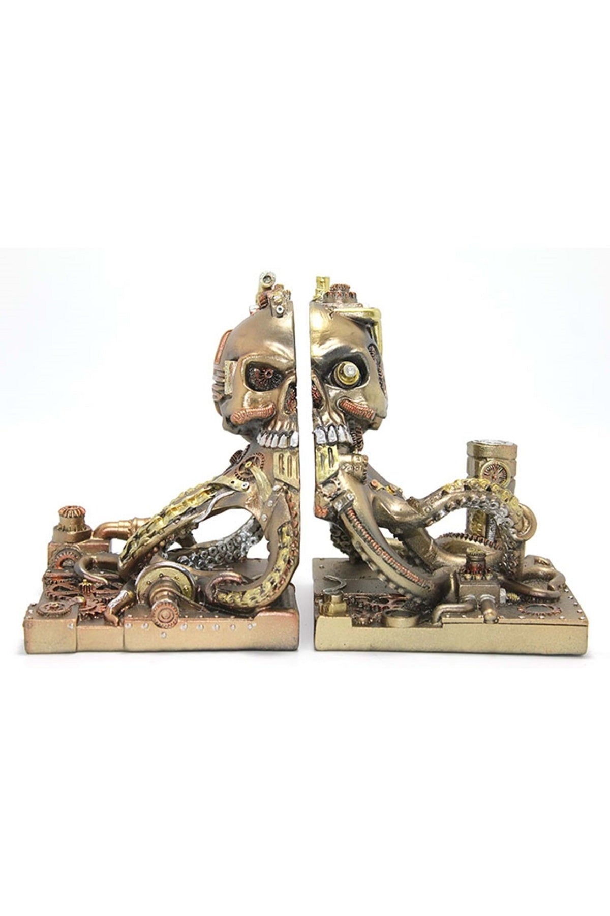 Steampunk Polyester Ahtapot Kitap Ayıracağı TV kabine Masaüstü Ofis Hayvan Dekorasyon
