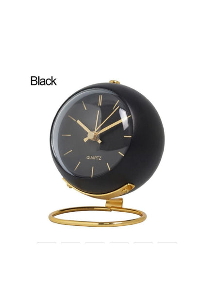 Retro Quartz Sessiz Ve Işıklı Masa Saati