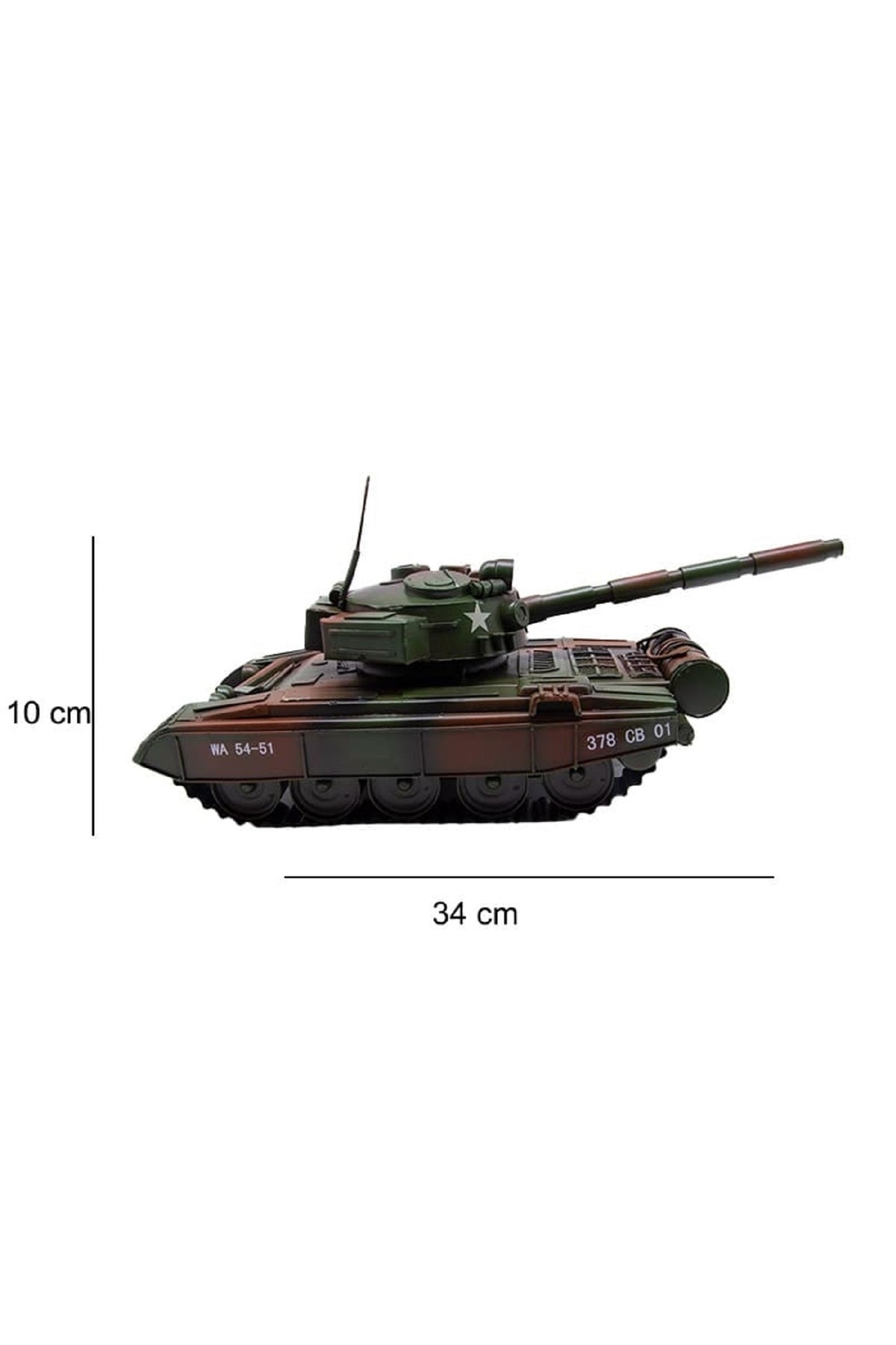 Dekoratif Metal Tank Araba Süsler Ev Oturma Odas TV kabine Masaüstü Ofis Dekorasyon