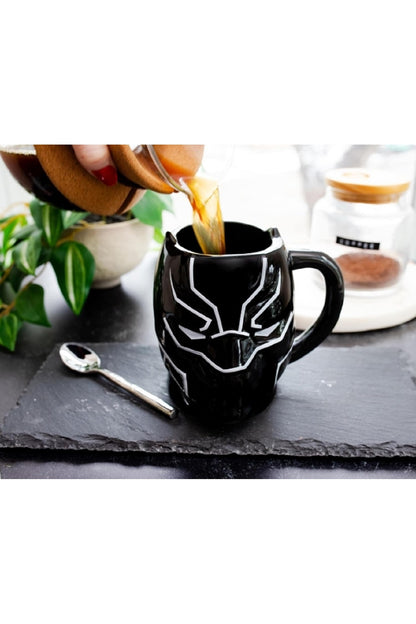 550ml Black Panter Seramik Aksiyon Karakter Kupa Bardak Drinkware
