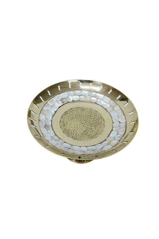 Şekerlik Sedefli Pirinç 8" Süsler Ev Oturma Odası TV kabine Masaüstü Ofis Dekorasyon