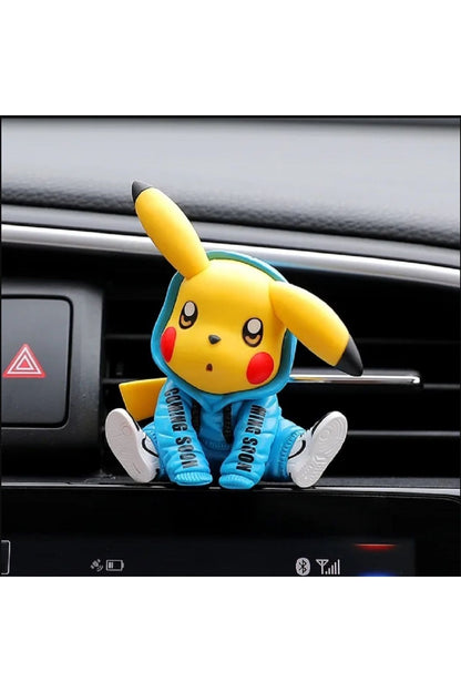 3/Takım Pokemon Rakamlar Anime Modeli Stilleri Pikachu Kapşonlu Oyuncak Biblo