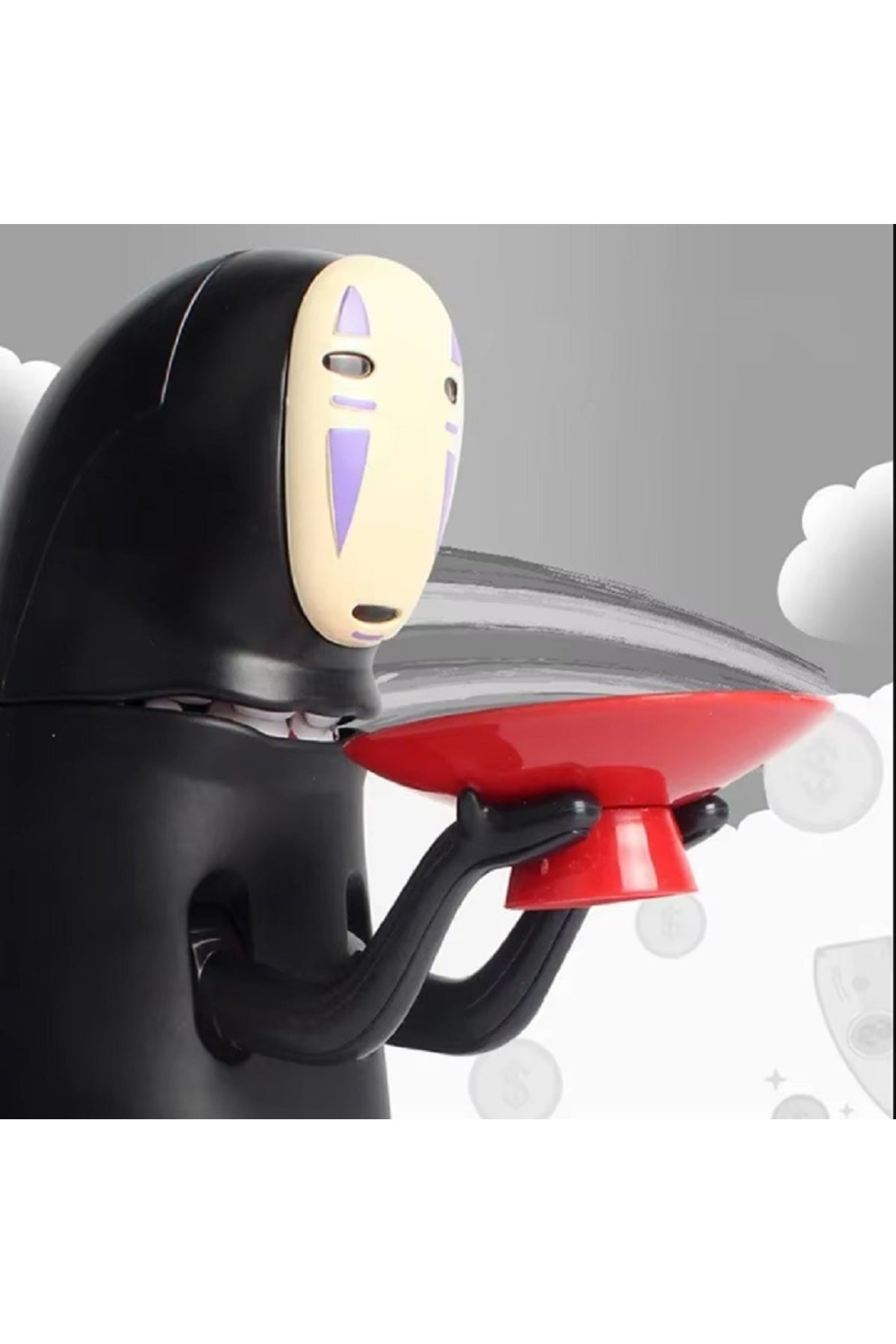 Anime Ruhların Kaçışı Yüzsüz Adam Modeli Şekil Bebek Kumbara Yüzü Olmayan Adam Kumbara