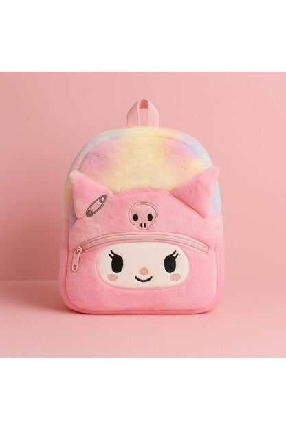 Sevimli Karikatür Kuromi Sanrio Kawai Peluş Sırt Çantası