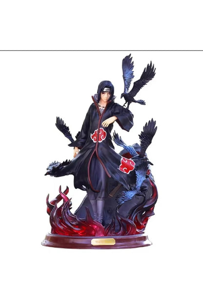 29cm Anime Figürü Uchiha Itachi Action Figure Oyuncak Shippuden Uchiha Itachi Ve Karga Koleksiyon