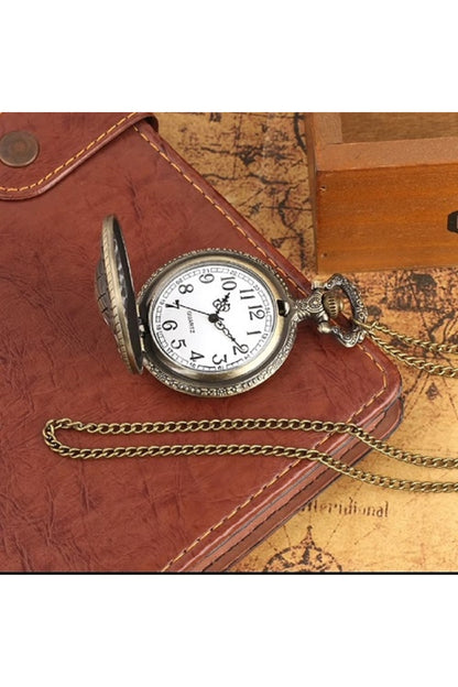 Marvel Örümcek Adam Steampunk Vintage Köstekli Cep Saati