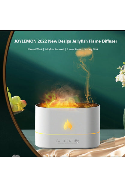 200ml Ultrasonik Usb Serin Mist Maker Mini Hava Nemlendirici Aromaterapi Yangın Gece Lambası Difüzör