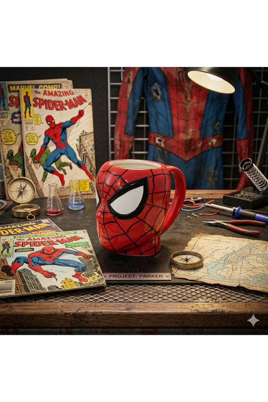 3D Kabartmalı Seramik Kupa Bardak - Marvel Avengers Özel Tasarım 500 ml Kahve Kupası