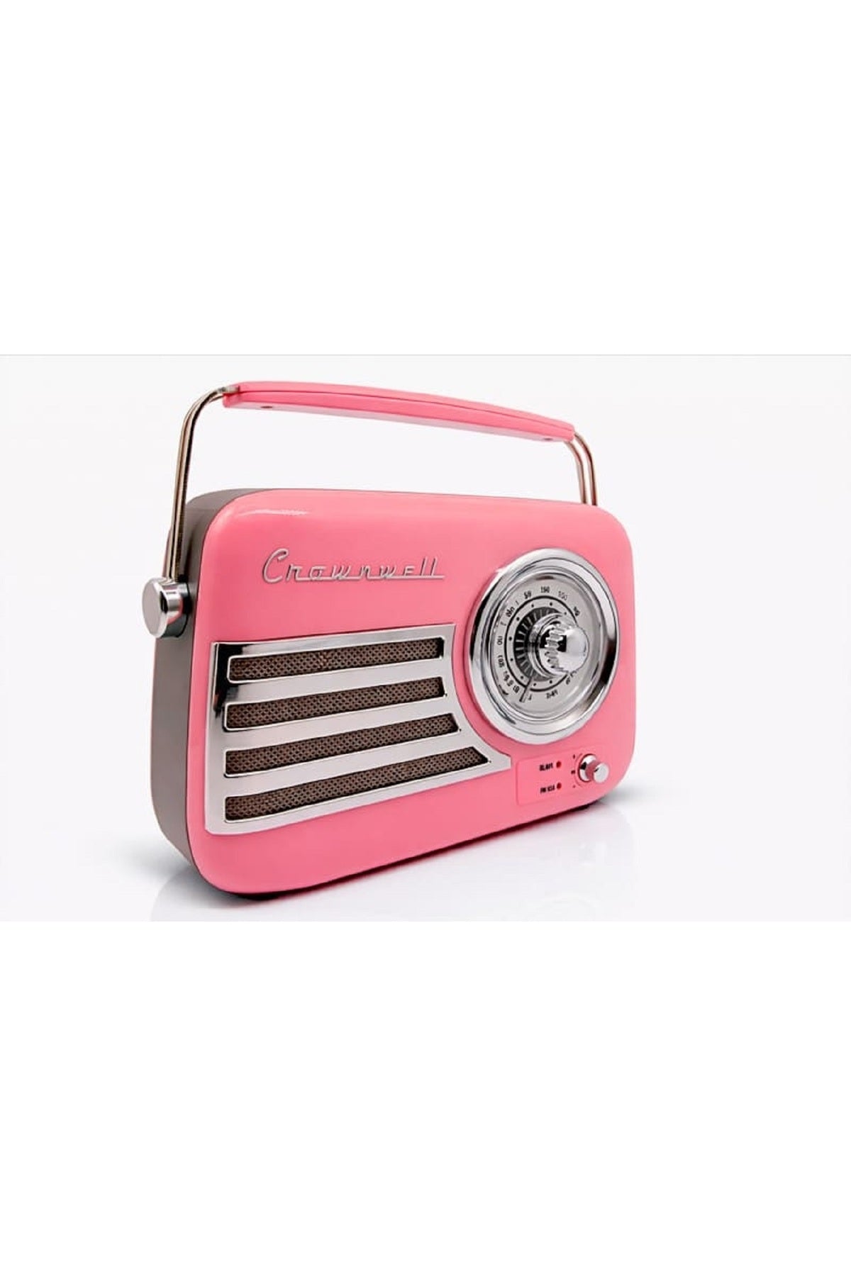 Retro Bluetooth Hoparlör Nostaljik Radyo Tasarımlı Taşınabilir USB FM Destekli Vintage Speaker