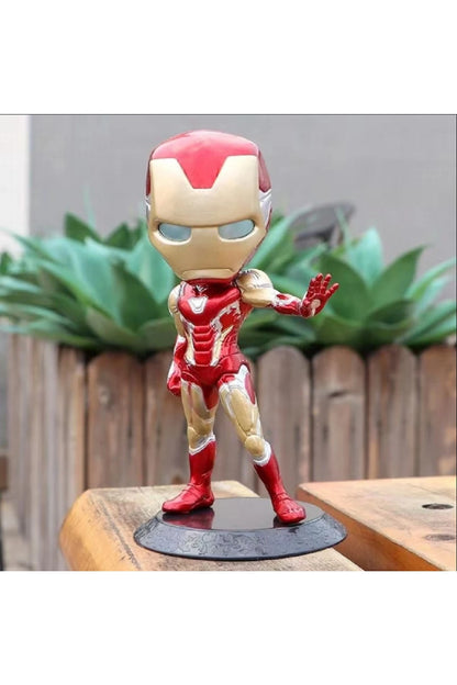 Stilleri Disney 16cm Avengers Q Posket Demir Adam Pvc Aksiyon Figürü Koleksiyon Modeli Oyuncak