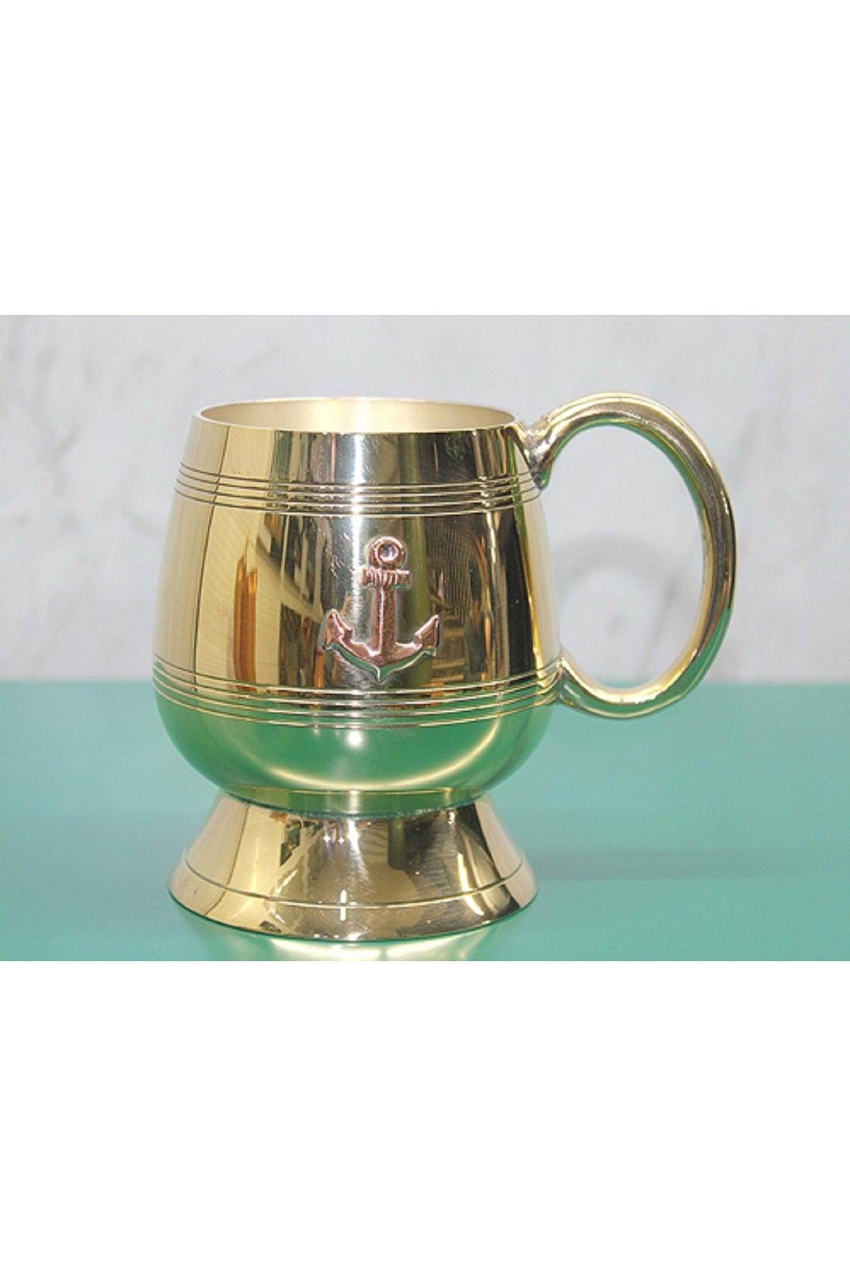 350ml Pirinç Çapa Baskılı Kupa Bardak