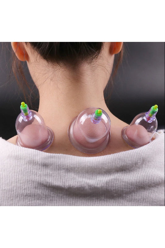 12li Kupa Çekme Vakumlu Masaj Aleti Hacamat Seti Selülit Cihazı Ağrı Giderici Bardak Masajı