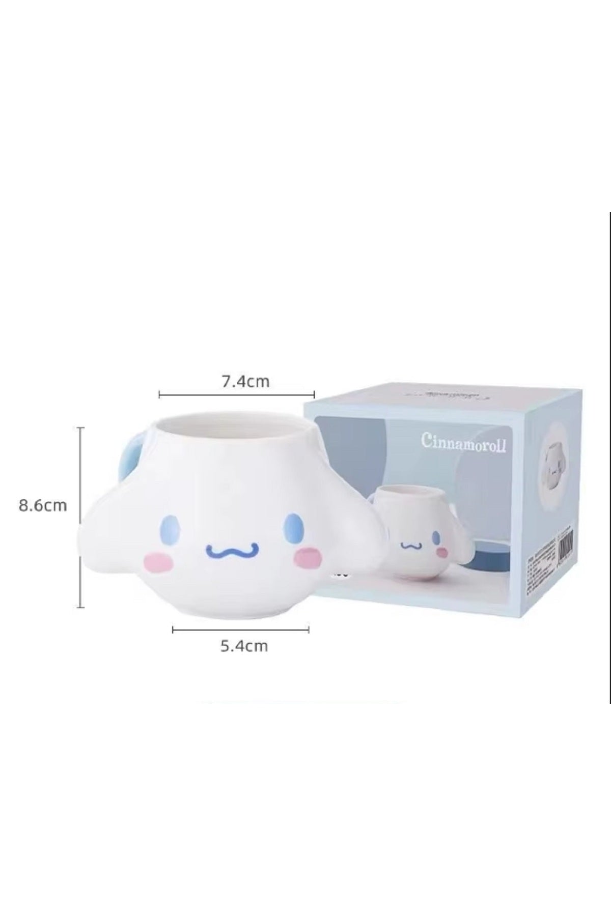 450Ml Sanrio Cinnamoroll Sevimli Seramik Karikatür Yaratıcı Meşrubat Bardağı