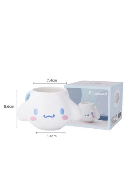 450Ml Sanrio Cinnamoroll Sevimli Seramik Karikatür Yaratıcı Meşrubat Bardağı