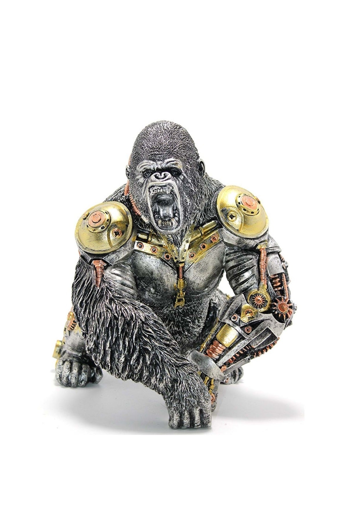 Steampunk Polyester King Kong TV kabine Masaüstü Ofis Hayvan Dekorasyon