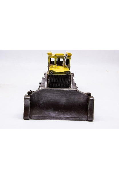 Dekoratif Metal Buldozer Süsler Ev Oturma Odas TV kabine Masaüstü Ofis Dekorasyon