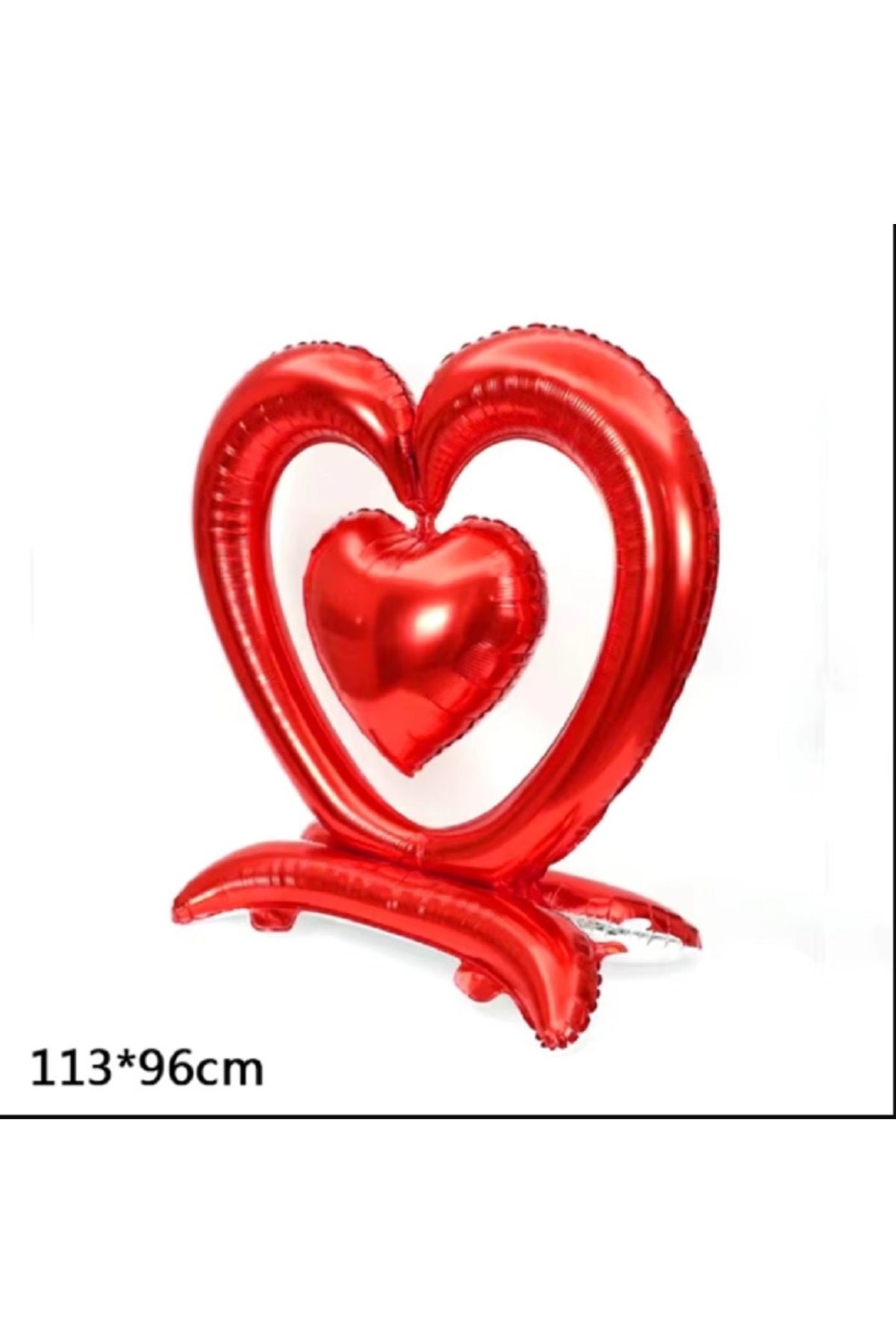 1 Adet Sevgililer Günü Romantik Teklifler Kalp Şeklinde Balon