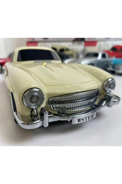 Kablosuz Bluetooth Retro 2006 Roadster Model Subwoofer Ses Kutusu Taşınabilir Hoparlör Radyo FM