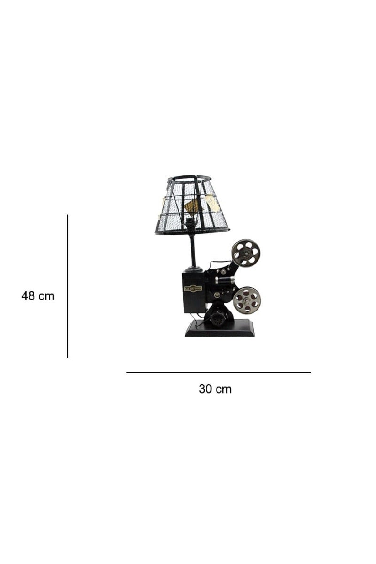 Abajur Metal Fotoğraf Makinesi Süsler Ev Oturma Odas TV kabine Masaüstü Ofis Dekorasyon