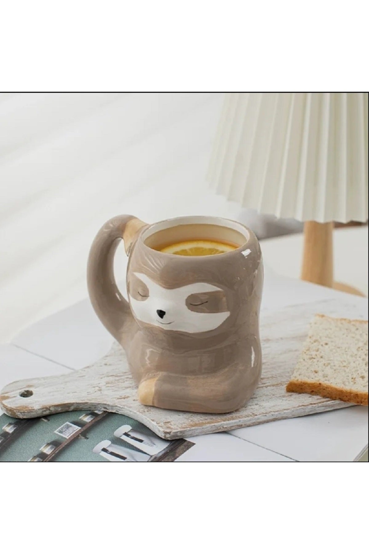 390ml Sevimli Karikatür Koala Seramik Isıya Dayanıklı Kupa Bardak