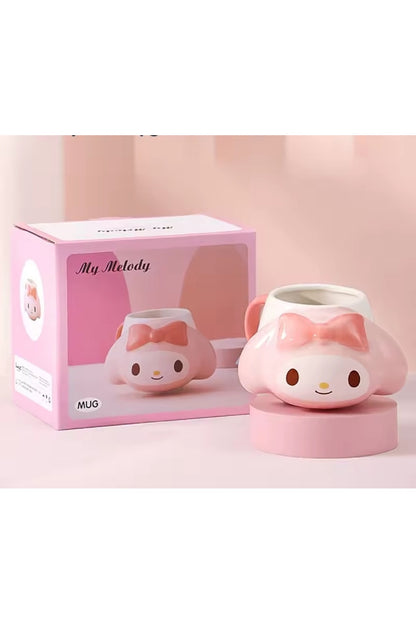 450Ml Sanrio Melody Sevimli Seramik Karikatür Yaratıcı Meşrubat Bardağı