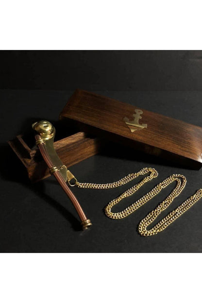 Özel Ahşap Kutulu Pirinç Silistre