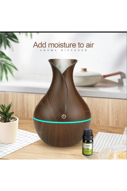 Ultrasonik Hava Nemlendirici Aromaterapi Difüzör Uçucu Yağ Mini Araba Ev Mist Maker Defuxiaomi