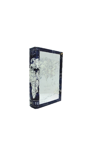 Kutu Kitap Aynalı Globe Süsler Ev Oturma Odası TV kabine Masaüstü Ofis Dekorasyon