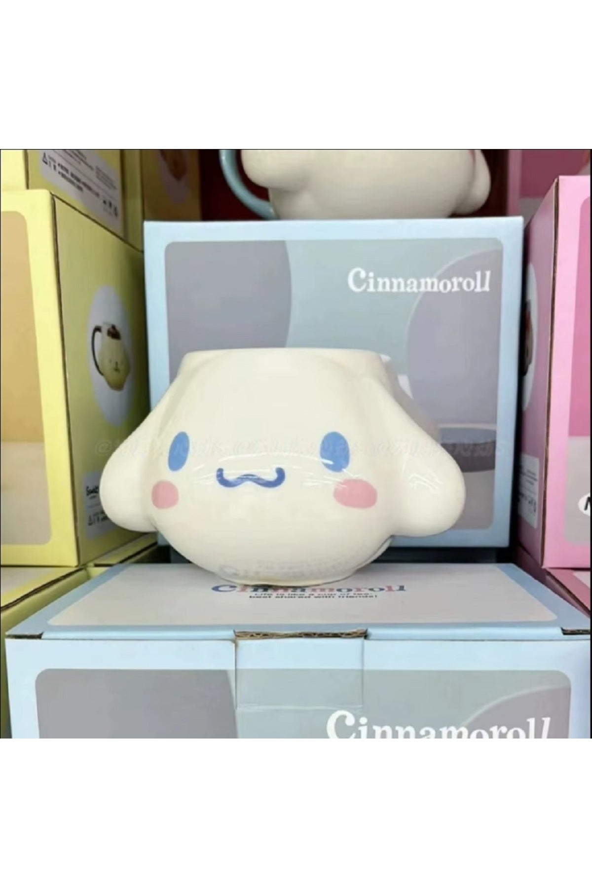 450Ml Sanrio Cinnamoroll Sevimli Seramik Karikatür Yaratıcı Meşrubat Bardağı