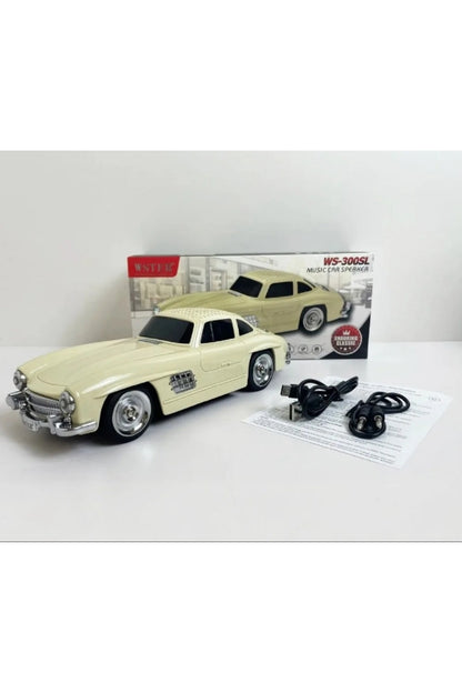 Kablosuz Bluetooth Retro 2006 Roadster Model Subwoofer Ses Kutusu Taşınabilir Hoparlör Radyo FM