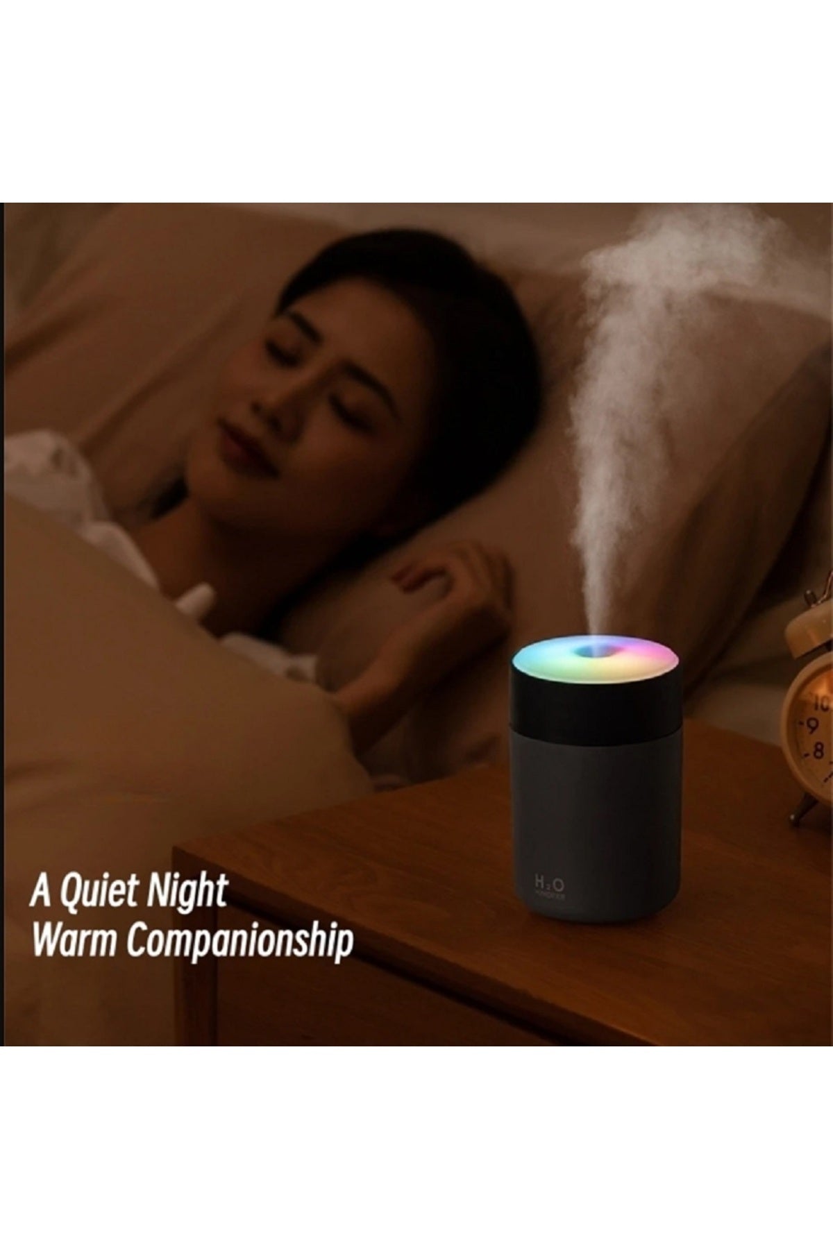 300ml Mini Hava Nemlendirici Taşınabilir USB Aroma Esential Yağ Difüzörü Serin Sis Makinesi