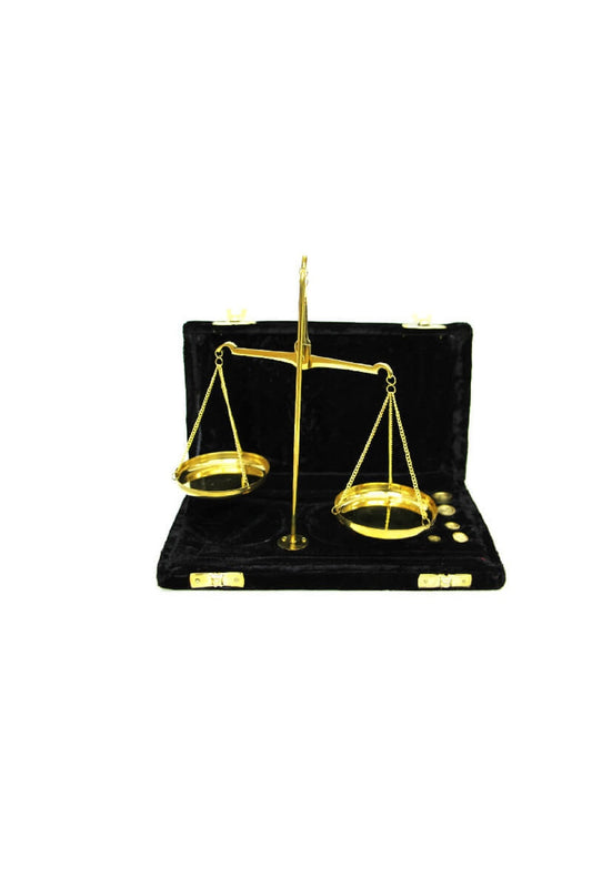 10gr Kadife Kutulu Pirinç Terazi