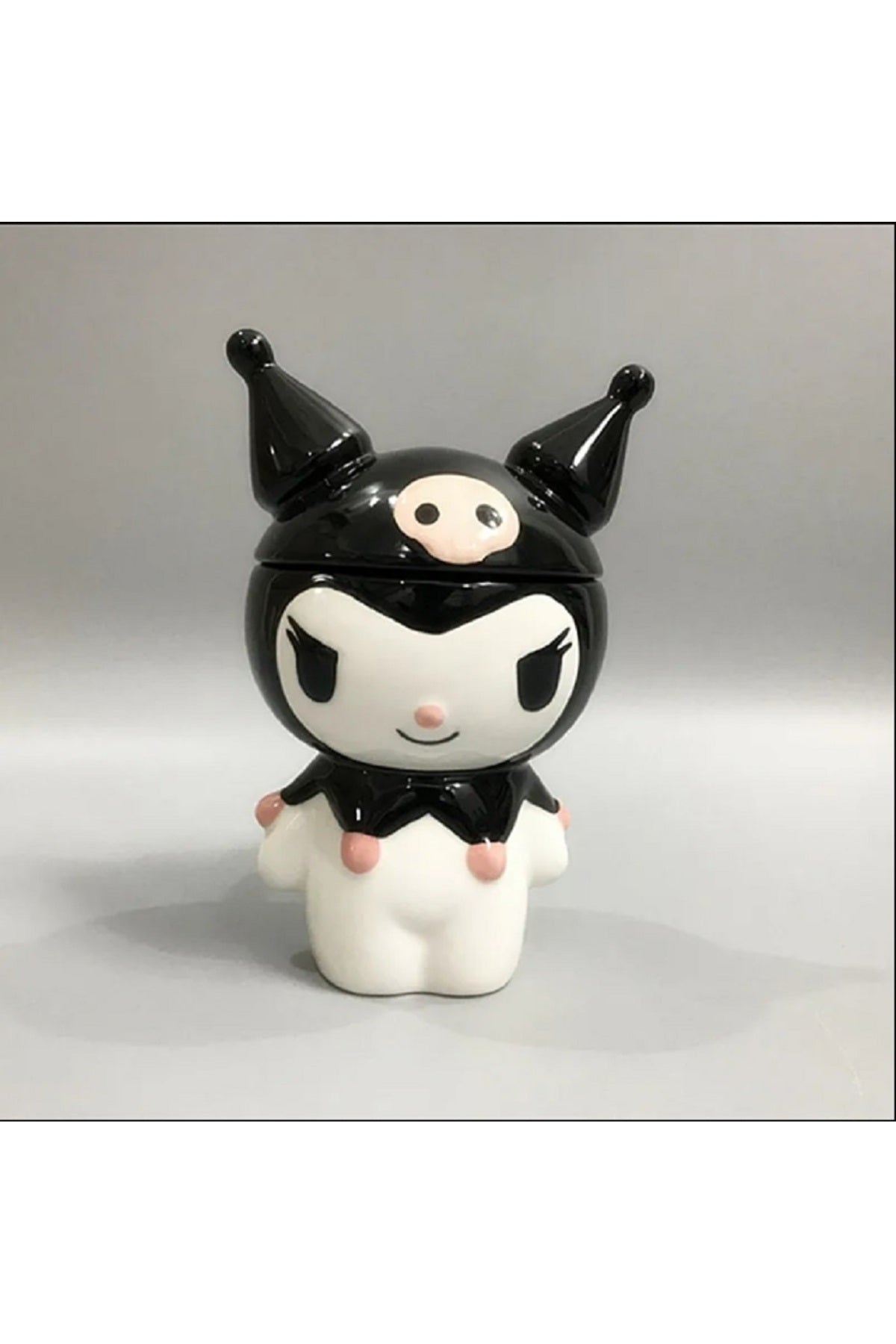 350ml Sanrio Kuromi Sevimli Karikatür Seramik Kupa Süt Kahve Çay Sofra Drinkware