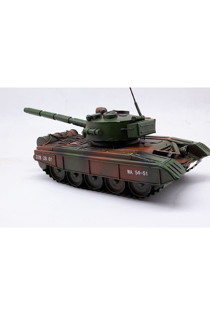 Dekoratif Metal Tank Araba Süsler Ev Oturma Odas TV kabine Masaüstü Ofis Dekorasyon